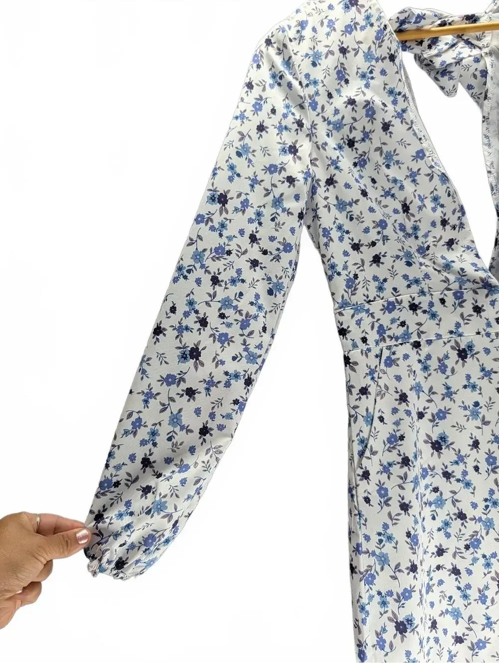 SHEIN Women's Floral Print Long Sleeve Romper Size 4 Small